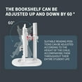 thumbnail image 6 of COFEST Home Decoration,Table Lamp Dedicated For Learning,Children's Eye Protection,Dormitory Reading Bookshelf,Student Desk,Homework,Lighting,White,A, 6 of 8