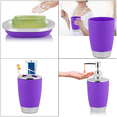 thumbnail image 3 of Bathroom Accessories Set 4 Pieces, Bath Set Tumbler Set Toiletries Toothbrush Holder Bathroom Set, 3 of 7