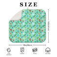 thumbnail image 4 of Pioneer Flower Floral Print Pattern Kitchen Dish Drying Mat 1 Pack, Ultra Absorbent Microfiber Drainer Mat, 16"x18", 4 of 6