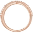 thumbnail image 2 of 14K Rose 1/4 CTW Diamond Criss Cross Ring in 14k Rose Gold - Size 7, 2 of 4