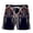 Z4-Wine, variant on XINPING Big and Tall Men's Swim Trunks Extended Sizes Retro Athletic Tropical Print Quick Dry Surf Board Shorts with Pockets Stretch Fabric Beach Shorts Bathing Suits