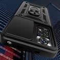 thumbnail image 3 of Redmi Note 11 Pro 11S 10 10S 10 9T De Lujo A Prueba De Golpes Protector De Lente Duro Armadura Carcasa Con Rotación Anillo De Metal Soporte, 3 of 4