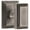 Antique Pewter, variant on Grandeur 864978 Carre Solid Brass Privacy Door Knob Set - Brass