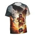 thumbnail image 2 of The Flash T Shirt 3d Printed Crewneck Graphic Short Sleeve Tees For Mens, 2 of 7