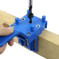 thumbnail image 4 of 12 tipos de herramientas para trabajar madera Sunnimix Localizador Azul Plantilla de orificio de bolsillo, 4 of 6