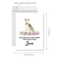 thumbnail image 5 of Koyal Wholesale Jumbo Pet Sympathy Card with Envelope, Lakeland Terrier, Dog Grief Bereavement Card 8.5" x 11", 1-Pk, 5 of 5