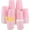 Pink, variant on PETGLE 100 Pack Rainbow Paper Cups, 9oz Colored Cups Disposable Paper Cups Bulk, Colorful Drinking Cup for Kids Birthday DIY Holiday Party Supplies, 5 Colors