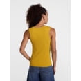thumbnail image 4 of Scenario Women's Wide Ribbed Tank Top, Sizes XS-XXXL, 4 of 6