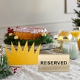thumbnail image 4 of Shisuyan Table Top Reserved Sign Metal Reserved Sign for Restaurants Wedding Ceremony, 4 of 9
