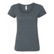 thumbnail image 1 of Gildan - Camiseta de manga corta con cuello redondo para mujer (Gris oscuro), 1 of 2