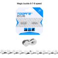 thumbnail image 3 of TOOPRE 2 pares de conectores de eslabones de cadena de bicicleta MTB Bike Master Links (6/7/8S) Likrtyny  paseo en bicicleta, 3 of 9