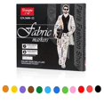 thumbnail image 1 of Rotuladores de tela, 12 24 colores, bolígrafos de pintura de arte de tela permanente de doble punta para camisetas, zapatillas, bolsas de lona, pintura para niños y adultos kaili Sencillez, 1 of 5