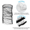 thumbnail image 4 of Unique Bargains 33x8' Réglable Oiseau Cage Filet Couverture Plume Receveur Garde Doux Maille Aérée Jupe, Noir, 4 of 5