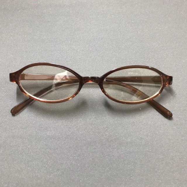 Gafas retro de montura pequeña ovalada con degradado azul y verde, montura de gafas lisas, se pueden equipar con forma miope para mujeres