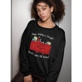 thumbnail image 2 of Happy Holidays Dwight! Sweatshirt Women The Office, Female Small, 2 of 4
