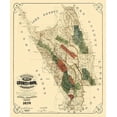 thumbnail image 2 of Haas 20x23 White Modern Wood Framed Museum Art Print Titled - Napa California Landowner - Haas 1876, 2 of 4