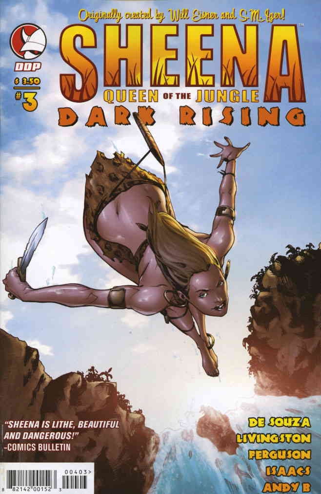 Sheena Queen of the Jungle Dark Rising 3C VF ; Devil's Due Comic Book