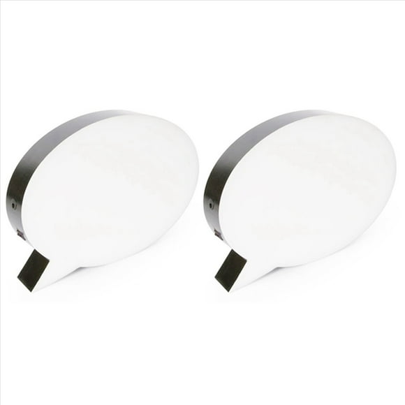 2X LED Message Handwriting Letter Light Box Speech Bubble Shape Writing Board Add 2 Pen for Birthday Party Wedding,2 x LED Light Box 2 x USB Cable 2 x Mark Pen,Black & white