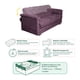 thumbnail image 5 of Sofá Cama de velvet Morado Makora Modelo Mercury Varias Posiciones, 5 of 6