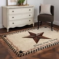 thumbnail image 3 of 3'x5' Rug for Living Room Bedroom, Western Star Brown Washable Area Rugs Non-Slip Carpet Mats, Texas Stars Retro Farmhouse Buffalo Plaid Indoor Low Pile Area Rug Runner for Kitchen, Mudroom, 3 of 8