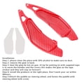 thumbnail image 4 of Carbon Look Steering Wheel Paddle Shifter Extension For Toyota Ractis Lexus, 4 of 13