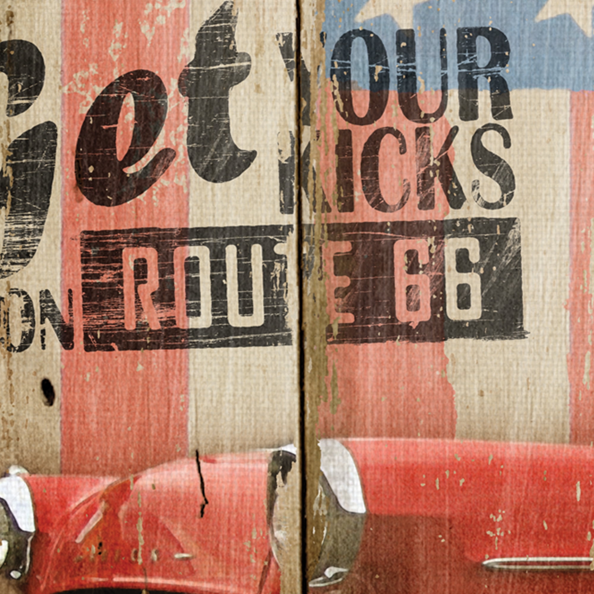 Get Your Kicks I by Willowbrook Fine Art Canvas Art