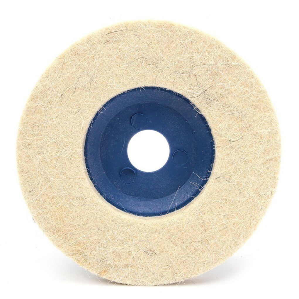 3pcs 100mm 4 Inch Wool Buffing Angle Grinder Wheel Felt Polishing Disc Pad Set 
