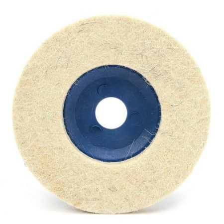

ABIDE 3pcs Polishing Discs Pads Buffing 100 Degrees Angle Grinder Wheel Felt Grinding Disc Pad 100mm 4inch