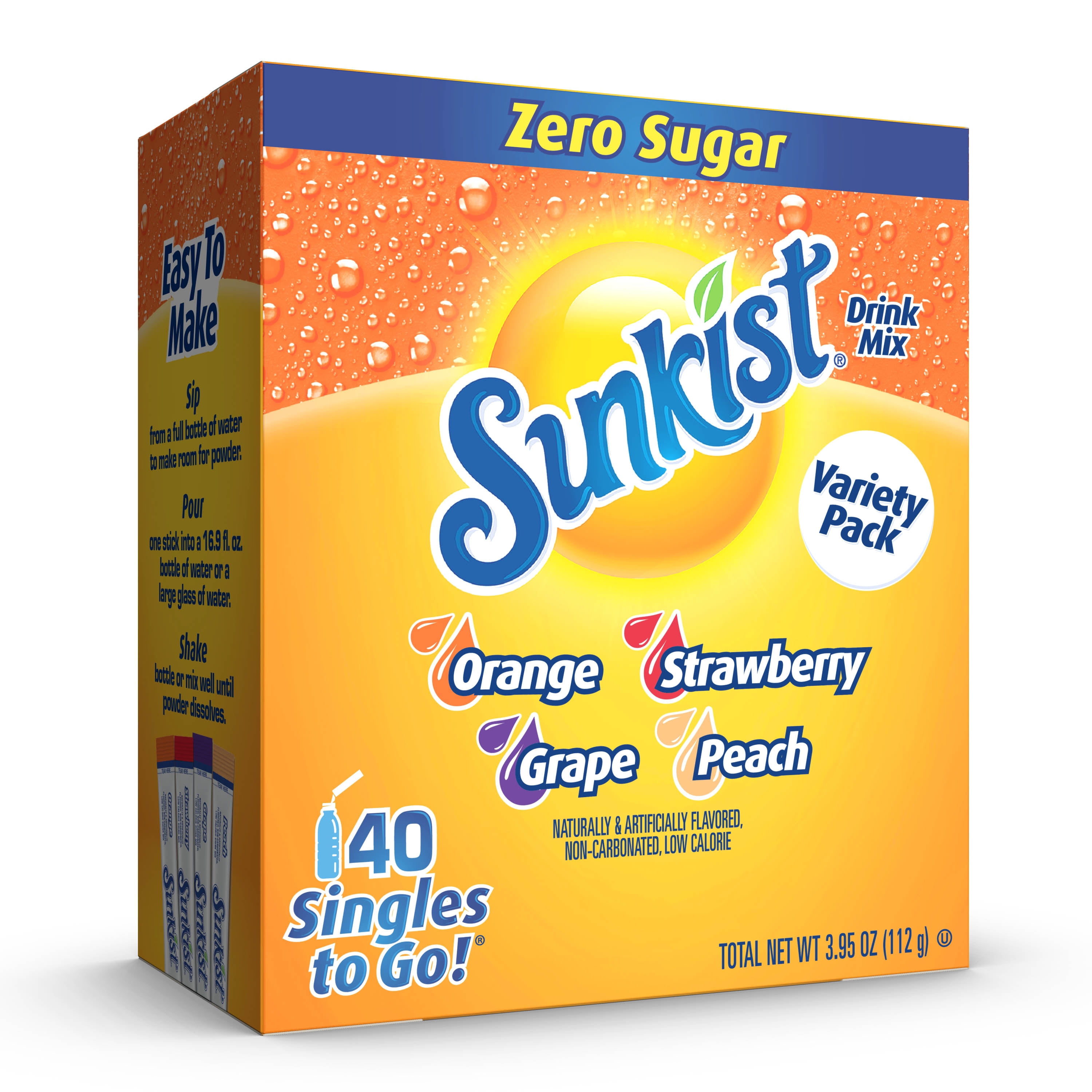 Sunkist 40ct Variety Pack Drink Mix
