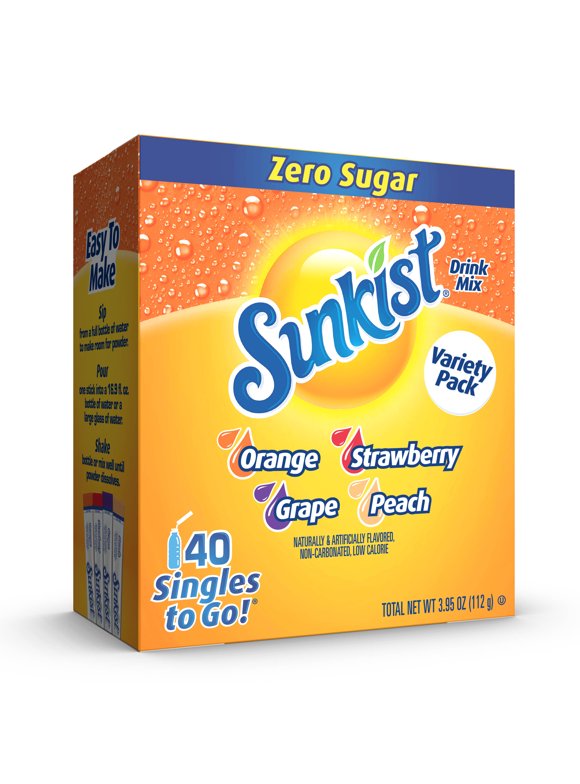Sunkist Powdered Drink Mixes in Beverages