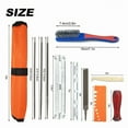 thumbnail image 6 of Chainsaw Sharpening Kit 10 Pieces Saw Chains Files Set Universal Chainsaw File Set File Kit for Sharpening Saw Chains,10 * Chainsaw sharpening tool,As Shown, 6 of 6
