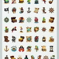thumbnail image 4 of 35pcs-50pcs Pirate Stickers Treasure Chest Stickers Adventure Kids Stickers for Suitcase Laptop Guitar, 4 of 9