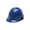 Blue, variant on Ridgeline Vented Cap Style 4 Pt Ratchet Suspension Hard Hat, Yellow