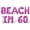 Pink, variant on Letter Balloons - BEACH IM 60 16" Inch Alphabet Letters Foil Mylar Balloon 60th Birthday Party Banner (Pink)
