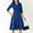 1-Navy, variant on Formal Dress for Women 3/4 Sleeve V Neck Flare A-Line Swing Dresses Casual Fashion Cocktail Wedding Guest Dress