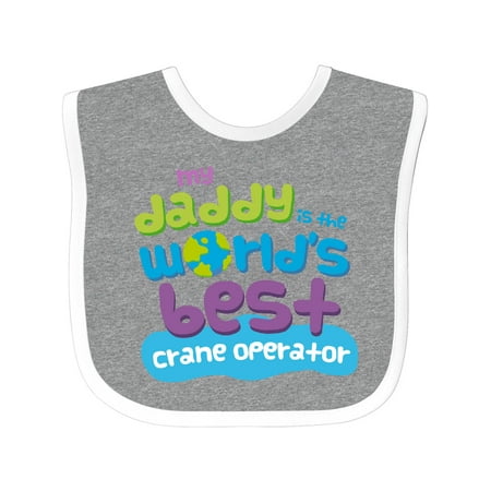 

Inktastic World’s Best Crane Operator Daddy Boys or Girls Baby Bib