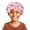 Pink, variant on Kids Reversible Silk Satin Bonnet Wide Elastic Band Perfect for Curly Hair And Sleep, Beige