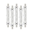 thumbnail image 1 of 5 Pack R7s 118mm 300w 230v,r7s Halogen Linear Light Bulb, Dimmable Halogen Lamp for Construction Wo, 1 of 5