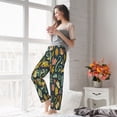 thumbnail image 5 of Salouo Colorful Hippie Print Women's Pajama Pants Casual Loose Sweatpants PJs Flowy Pants Drawstring Palazzo for Women Wide Leg Pants Lounge Pajama -X-Large, 5 of 8