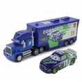 thumbnail image 1 of Toy wltk Movie Cars 2 3 Hauler Mack Truck NO.11 y vehículos Racer Speed de Chip Gearings, 2 unidades, 1 of 3
