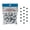 Black and White / 10mm, variant on 400pcs John Bead Wiggle Eyes 5mm Black and White Googly Eyes for DIY Project, Craft Decorations