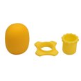 thumbnail image 1 of Parabrisas de micrófono Irfora Kit de accesorios de protección de micrófono con parabrisas de espuma Anillo de silicona antideslizante Soporte de varilla inferior para micrófono inalámbrico de mano Irfora Parabrisas de micrófono, 1 of 7
