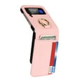 thumbnail image 5 of SaniMore for Samsung Galaxy Z Flip 4 Multi-Functional Folding Case Support Ring Kickstand & Card Slot, PU Leather Cover Built-in Adjustable Shoulder Strap Shockproof Protective Shell, Pink, 5 of 9