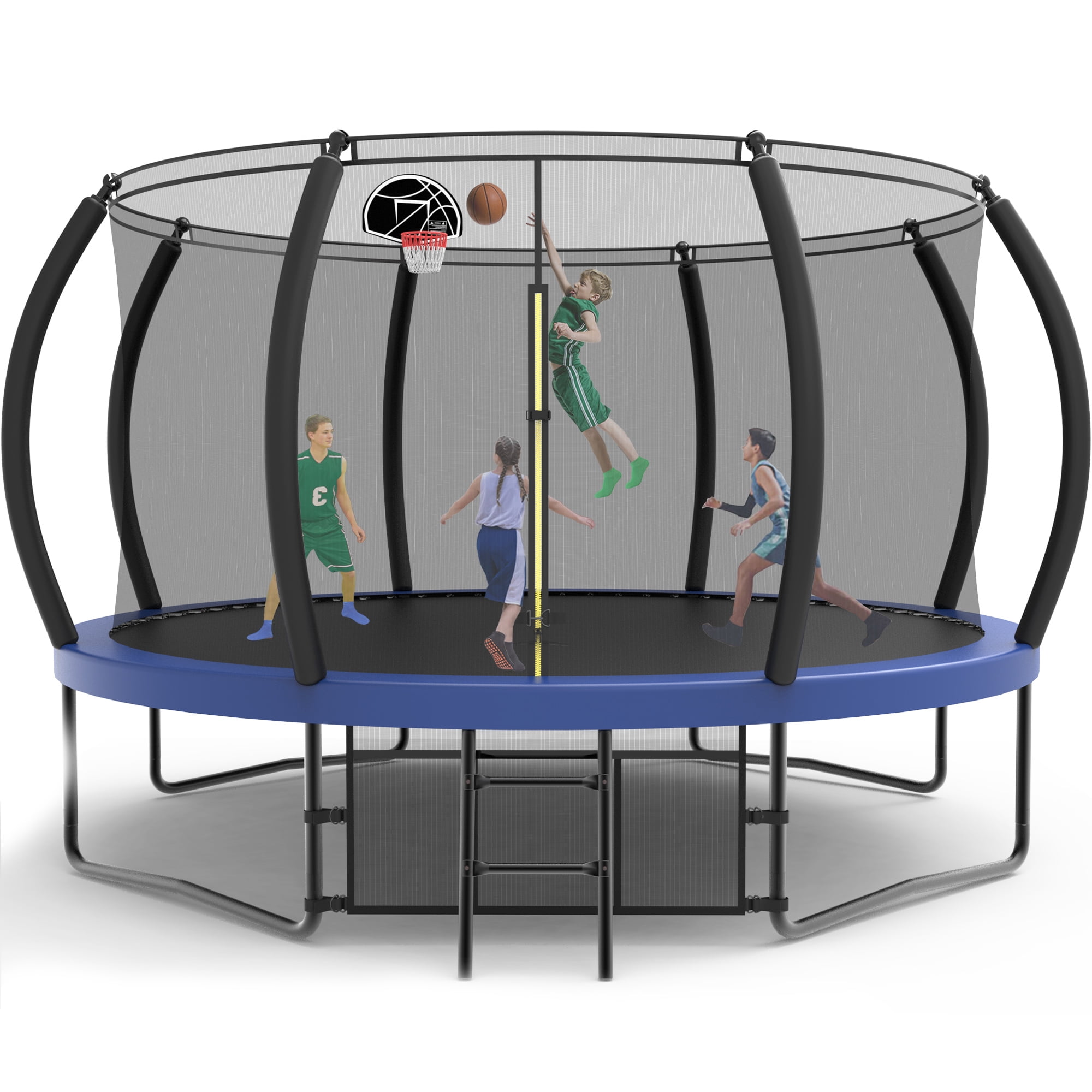 Jump Into Fun Trampoline 12 14 15 16FT, Trampoline for Adults and Kids