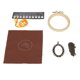 thumbnail image 2 of Kit De Bordado, Decoración Clásica, Agujas De Hilo De Bordado De Aro De Bordado Especial Significativo Para Principiantes Para Amantes De Las Manualidades De Bricolaje Para Uso ANGGREK Otros, 2 of 8
