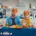 thumbnail image 2 of PMU Thanksgiving Men's Roasted Turkey Hat Party Costume Accessories Men's Roasted Turkey Hat for Kids and Adults (1/Pkg) Pkg/1, 2 of 7