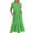 #24, variant on Busydd Womens Summer Dresses Flowy Tiered Pleated Maxi Dresses Short Sleeve Round Neck Beach Dress Fashion Casual Loose Sundress with Pockets