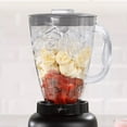 thumbnail image 2 of Oster 6 Cup 5 Speed 700 Watt Plastic Jar Easy to Use Blender in Black, 2 of 6