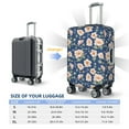 thumbnail image 6 of Kdxio Flower Pattern Luggage Cover for Travel,Elastic and Durable,Fits 18-32 Inch,-No luggage included, 6 of 8