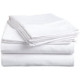 thumbnail image 1 of 400 Thread Count Egyptian Cotton Split King Sheet Set Solid  White, 1 of 5